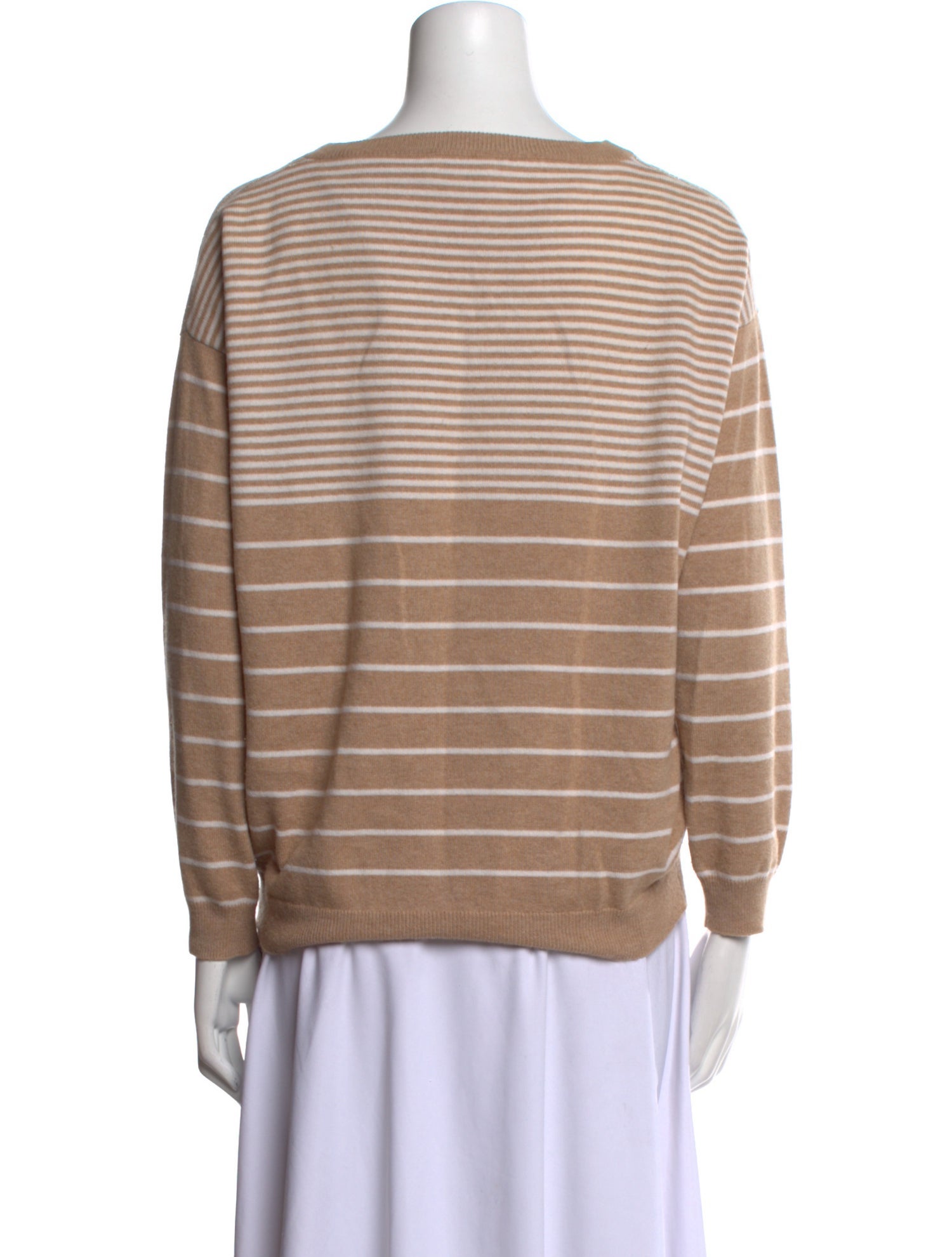 Brunello Cucinelli Virgin Wool Striped Sweater